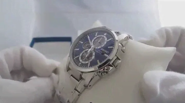Обзор мужских наручных часов Seiko Solar Chronograph SSC085