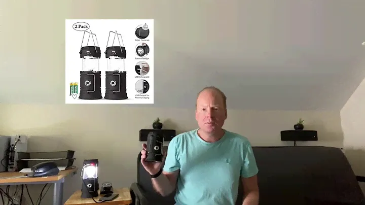 Rechargeable USB Solar Camping Lantern with Powerbank Review