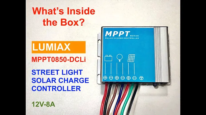 LUMIAX MPPT0850 DCLi STREET LIGHT SOLAR CHARGE CONTROLLER