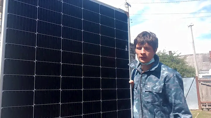 Распаковка новых солнечных панелей Longi Solar LR4-72HPH 450 Вт 9BB Half Cell #гибридная_сес