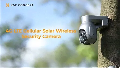 K&F CONCEPT Outdoor Security Camera Solar 4G LTE Wireless camera
