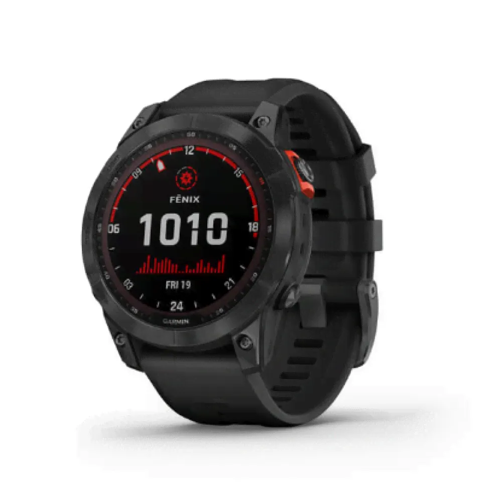 Fenix 7 Solar Slate Gray with Black Band