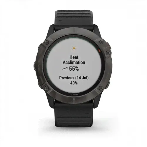 Fenix 6X Pro Solar титановый серый DLC с черным ремешком-2
