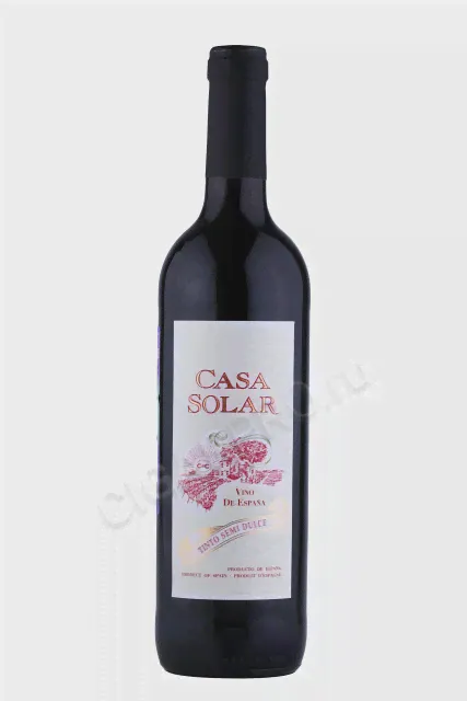 Casa Solar Tinto Semi Dulce Вино Каса Солар 0.75л-2