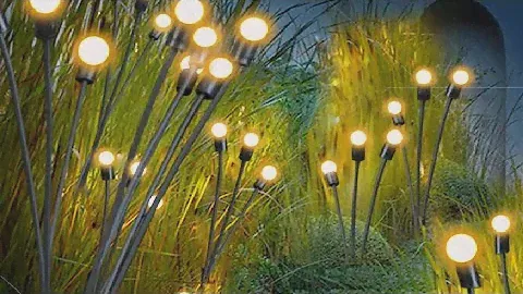 Lanthium 8 Pack Solar Firefly Lights Outdoor Waterproof with 8 LEDs Review, Easy to set up, looks
