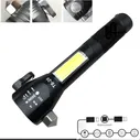 Фонарь аккум. SOLAR, USB, компас, резак, магнит, 4 режима (T6-28)