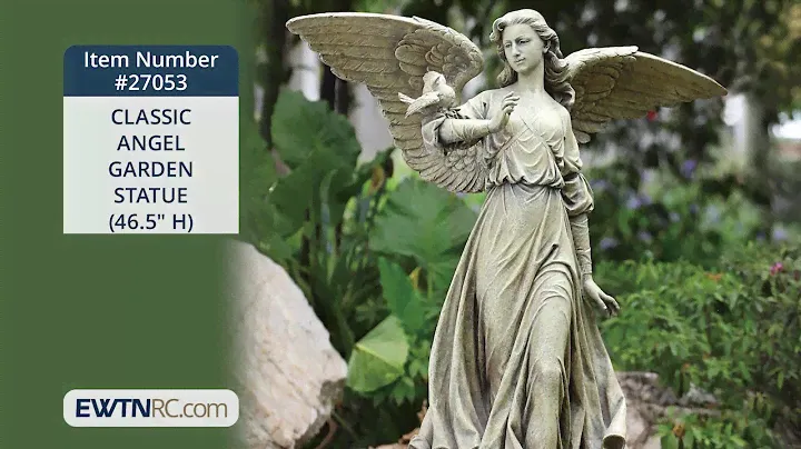 27053_CLASSIC ANGEL GARDEN STATUE