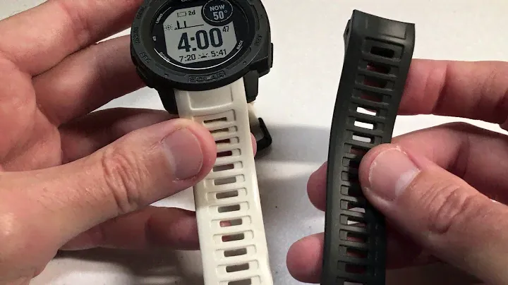 Garmin Instinct Solar — смена браслета