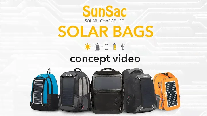 SunSac Solar Bags | #SolarChargeGo | co-created by Uniser Industries and Harissons Bags