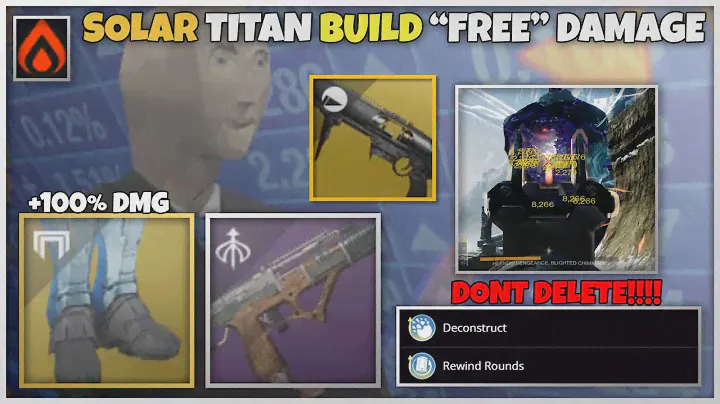 Solar Titan Build: S Tier Damage Witherhoard / Peacekeepers | #destiny2 #finalshape #d2build