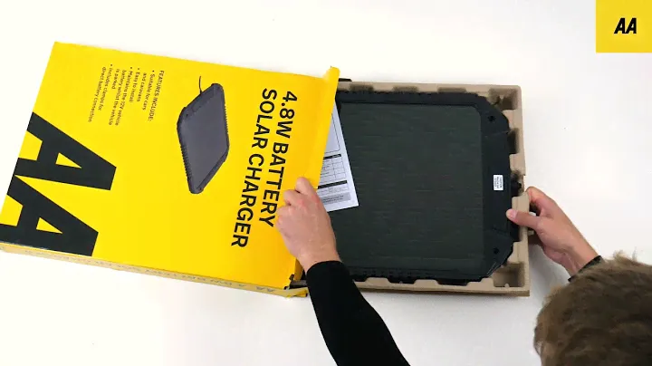 The AA Car & Caravan Battery Solar Charger