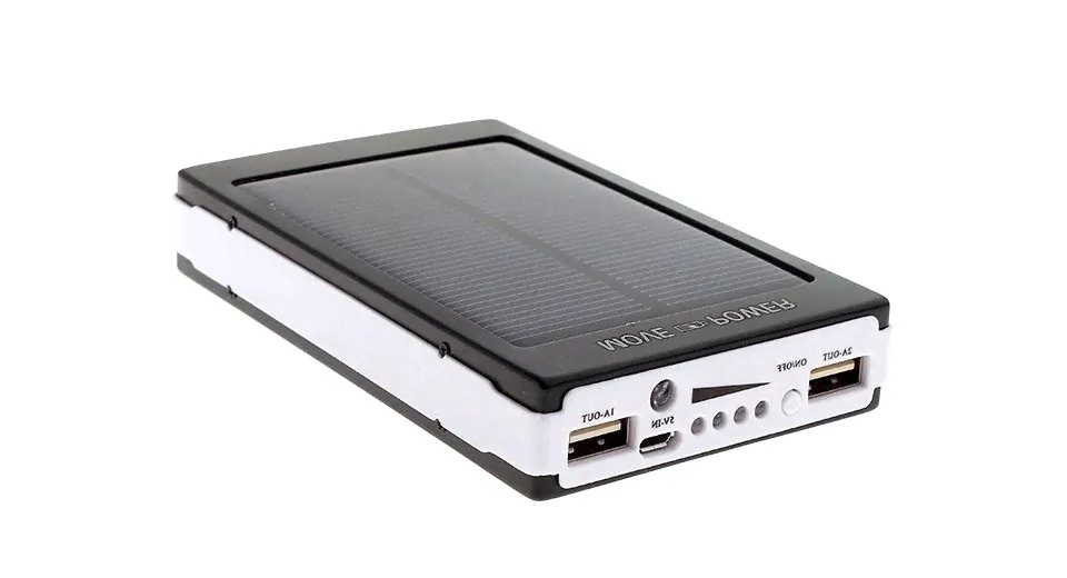 Внешний аккумулятор и солнечная батарея Solar Powerbank 20000mAh-0