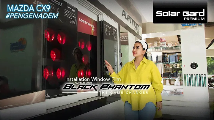MAZDA CX9 GINA YOUBI - PASANG KACA FILM SOLAR GARD PREMIUM (2023)