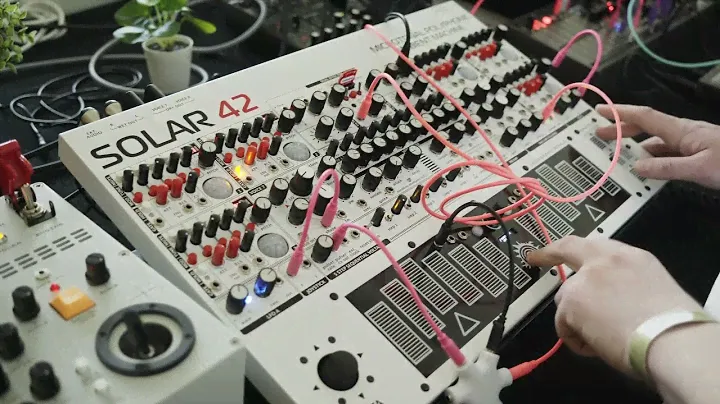 Elta Music Solar 42 Drone Synth Sound Demo (no talking)