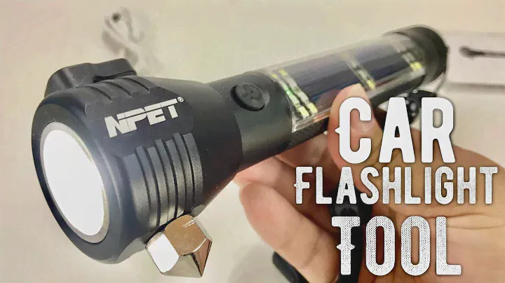 T09 Solar Flashlight & Emergency Car Tool Review