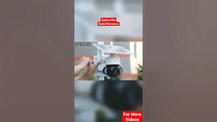 New Solar Panel 4K 360 Degree PTZ Rotation 4G Wifi Security Camera #households #wificamera #dvrcam