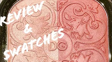 DOLCE & GABBANA | Solar Glow | Illuminating Powder Duo | Peach Blossom | Review & Swatches