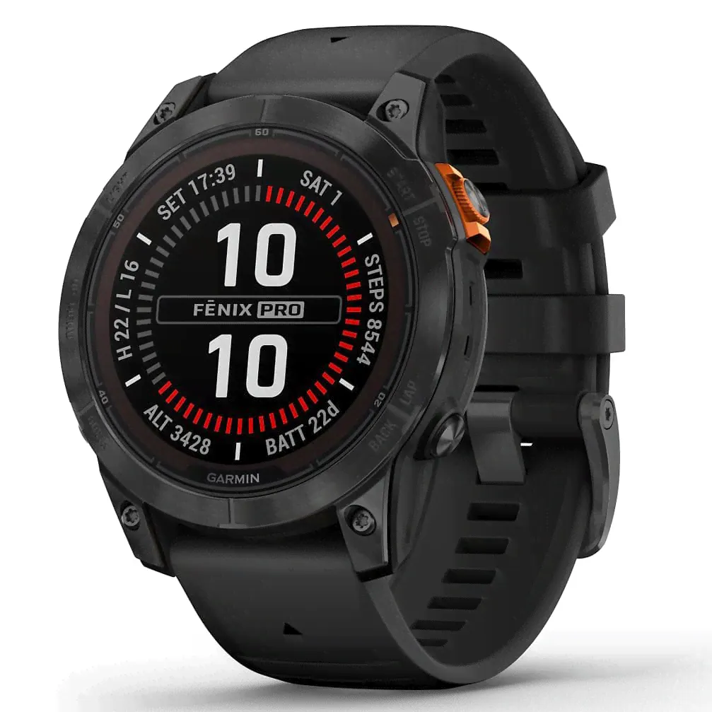 Умные часы Garmin fenix 7 Pro Solar, черный