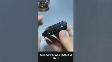 Keychain solar power bank