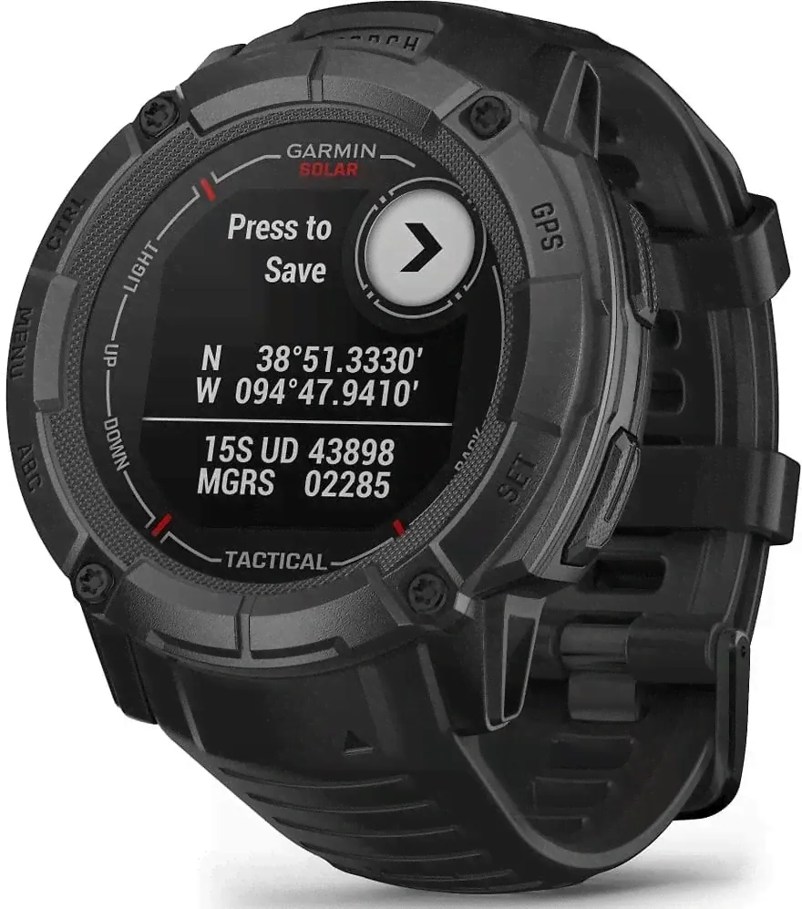 Умные часы Garmin Instinct 2X Solar, Tactical Edition черный