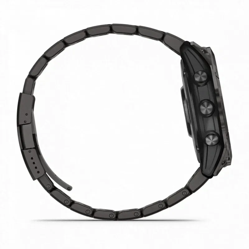 Умные часы Garmin FENIX 7X PRO Sapphire Solar Edition Титановый угольно-серый корпус с DLC-покрытием и титановым браслетом▪-0