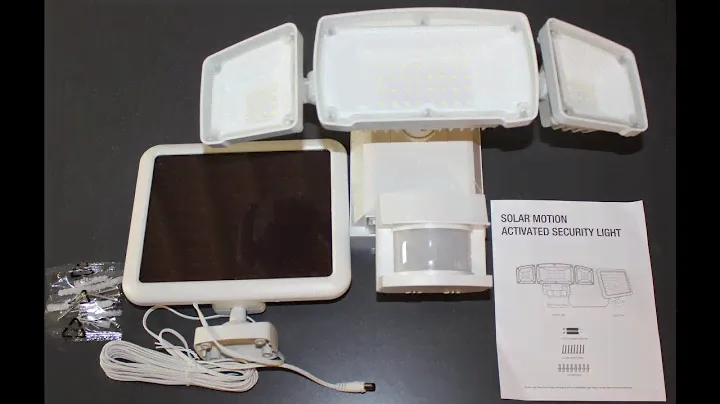 Unboxing Solar Motion Sensor Security Light | Solar Motion Light Installation