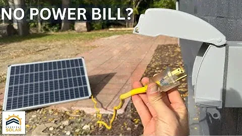 Plugged A Solar Panel Into My Home For 7 Days | Here's What Happened