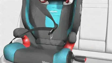 Recaro Monza (группа 2-3) видео-инструкция (Eng)