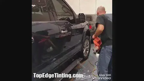 2016 Ford F150 window film installation - Window Tinting by Top Edge