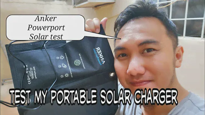 Anker PowerPort Solar Charger Test