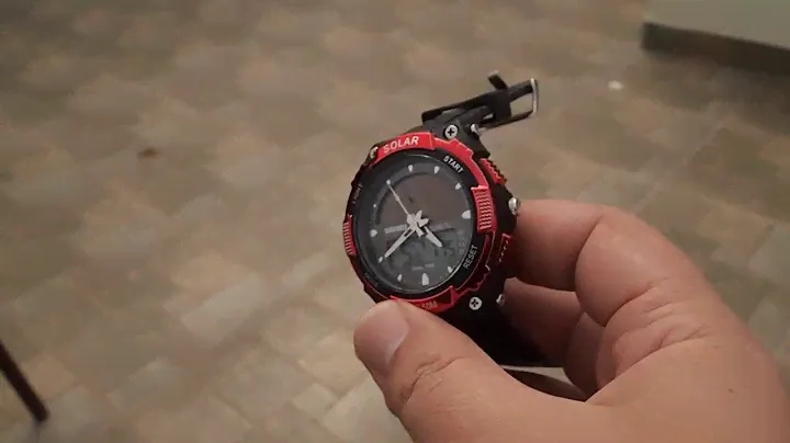 Skmei 1049 Solar Watch from Gearbest