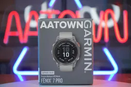 Garmin fenix 7 Pro Sapphire Solar Edition - Titanium with Fog Gray/Ember Orange Band