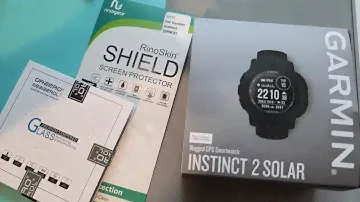 Garmin Instinct 2 Screen Protector and Solar Test