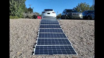 2000W Mobile Tesla Solar Charger - version 3.0 - more solar, lower mass, battery in frunk!