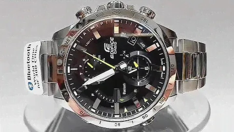 Casio Edifice EQB-900D-1A Bluetooth Tough solar watch video 2018