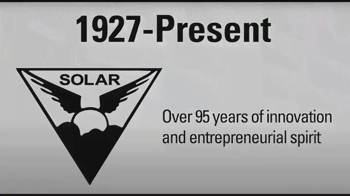 Solar Turbines Historical Timeline