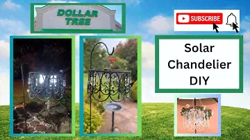 DIY Dollar Tree Solar Chandelier, How to Make a Quick and Easy Solar Chandelier