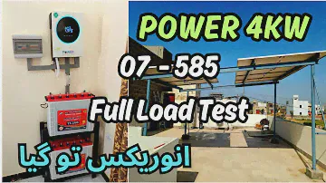 Power 4KW Voltronics with 7 Solar 585 N Type
