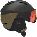 Шлем Salomon Driver black bronze/solar red (2021)