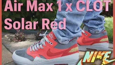 ОБЗОР Nike Air Max 1 Clot KOD Solar Red ON FEET