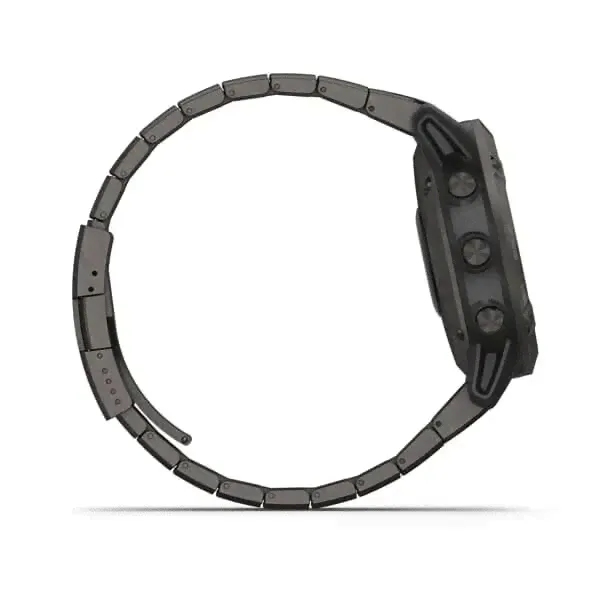 Fenix 6 Pro Solar титановый DLC карбон с DLC титановым ремешком-3