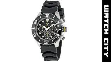 Seiko Prospex Solar SSC021 P1 Black Dial Analog Chronograph Men's Diver's Watch