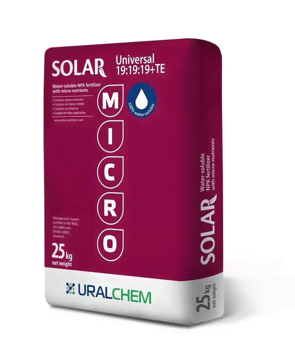 Удобрение водорастворимое SOLAR 19:19:19 : Микро. Распродажа