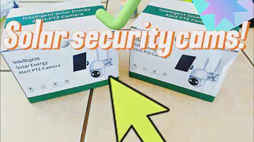 Solar Security Cameras from Amazon (WOOLINK)