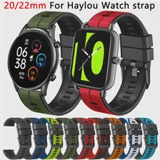 Силиконовый Ремешок Для Часов HAYLOU Solar Plus RT3 RT2 GST Easyfit Band Для Сменного Браслета HAYLOU RS4 Plus