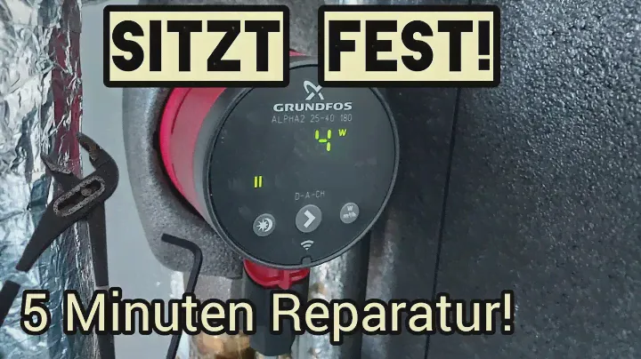 Grundfos Alpha 2 einfach reparieren - Umwälzpumpe defekt / sitzt fest, DIY