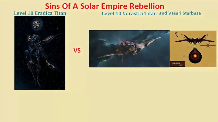 Sins of a Solar Empire  Rebellion - Level 10 Eradica Titan vs Level 10 Vorastra Titan and Starbase