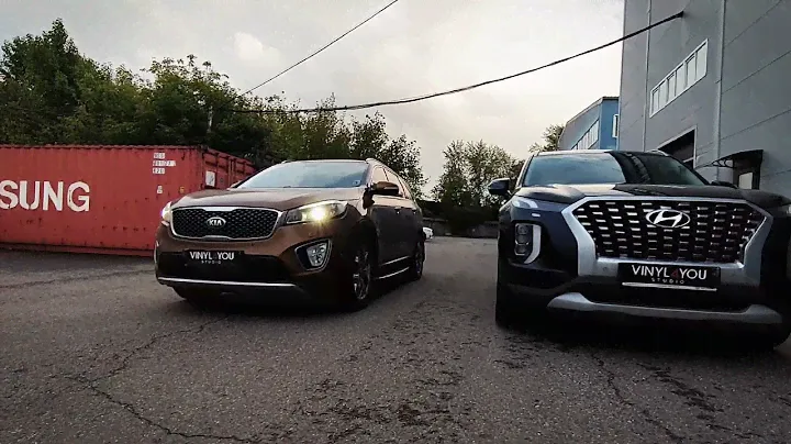 Защита лобового стекла Hyundai Palisade и KIA Sorento