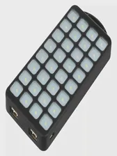 Портативное зарядное устройство со встроенной солнечной панелью Qumo PowerAid Tourist Solar 8000mAh