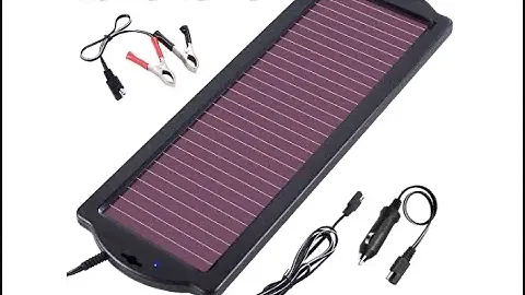 zeal life Solar car Charger 12V 1.8W Solar Battery trickle Charger Waterproof Solar Panel - Overview